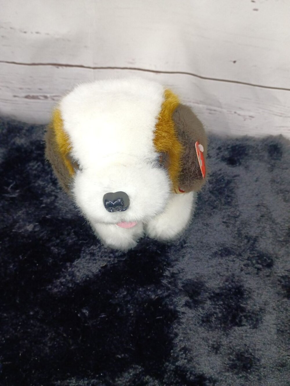 Germany Original Swiss Dog Plush Toy 8" St. Bernard Puppy Stuffed Animal By Heun